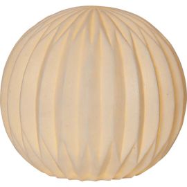 SANDY DEKORASJON BALL 30 CM HVIT 3XAAA BATTERI/TIMER_857-14