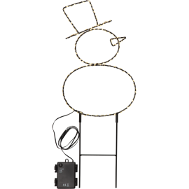 ICEMAN dekorasjon snømann batteri/timer_857-18