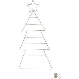 FOLDE SILUETT JULETRE 120CM BATTERI/TIMER_857-36