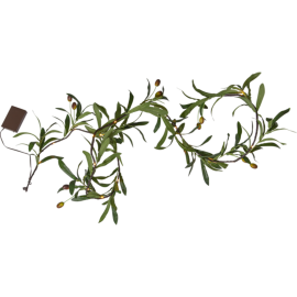 OLIVEC GIRLANDER 180 CM TIMER/BATTERI