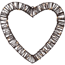 VICKY HJERTE UTENDØRS 40 CM