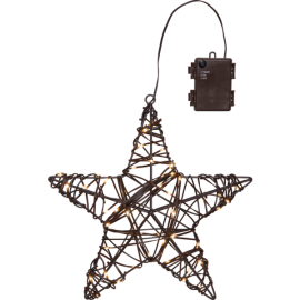 VICKY STJERNE UTENDØRS 30 CM BATTERI/TIMER