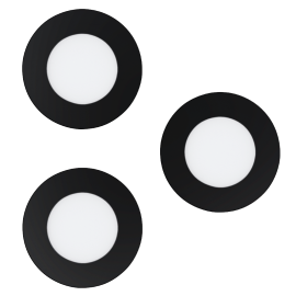 SET 3XLED-CCT-EINBAUSPOT Ø86 SW 'FUEVA-Z