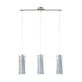 PINTO NERO SOTET GLASS / OPAL 3X60W E27