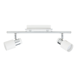 DAVIDA LED SPOT HVIT/KROM 2x7W GU10