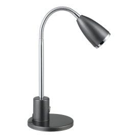 FOX BORDL ANTRASITT/KROM 7W GU10 LED