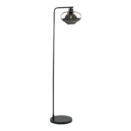 DALI GULV 1X40W E27 SVART/SMOKE