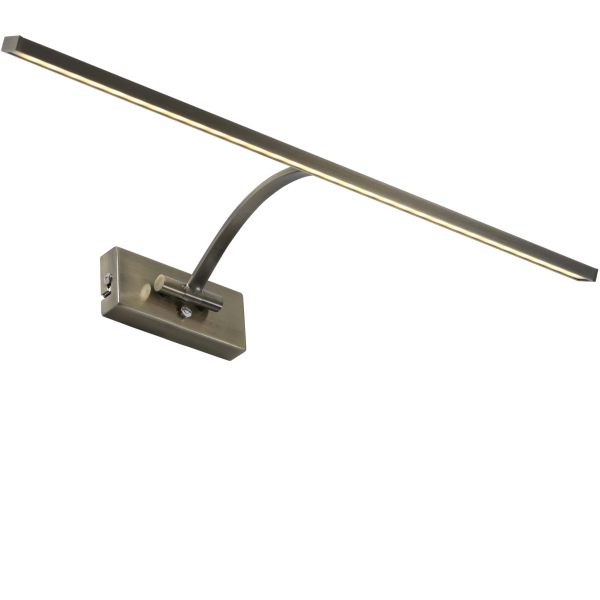 SAWA MALERIBELYSNING I ANTIKKMESSING 5W LED DIMBAR. 