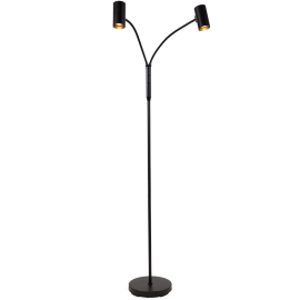 BRASIL-2 GULV GU10 2X7W SVART_9400000215