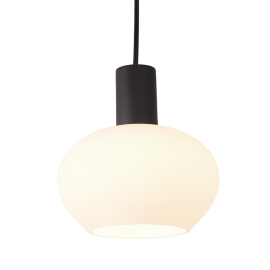 ELLIS PENDEL Ø14 CM 3,5M KABEL SORT/OPAL_9400000367