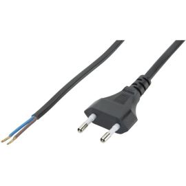 NETTKABEL PL 2X0,75 2,5M SVART_9400330203