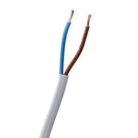 PL SNELLE 2x0,75 100M hvit H03VVH2-F_9401050301