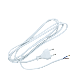 LEDNINGSSETT 2M U/BRYTER HVIT (Bulk)