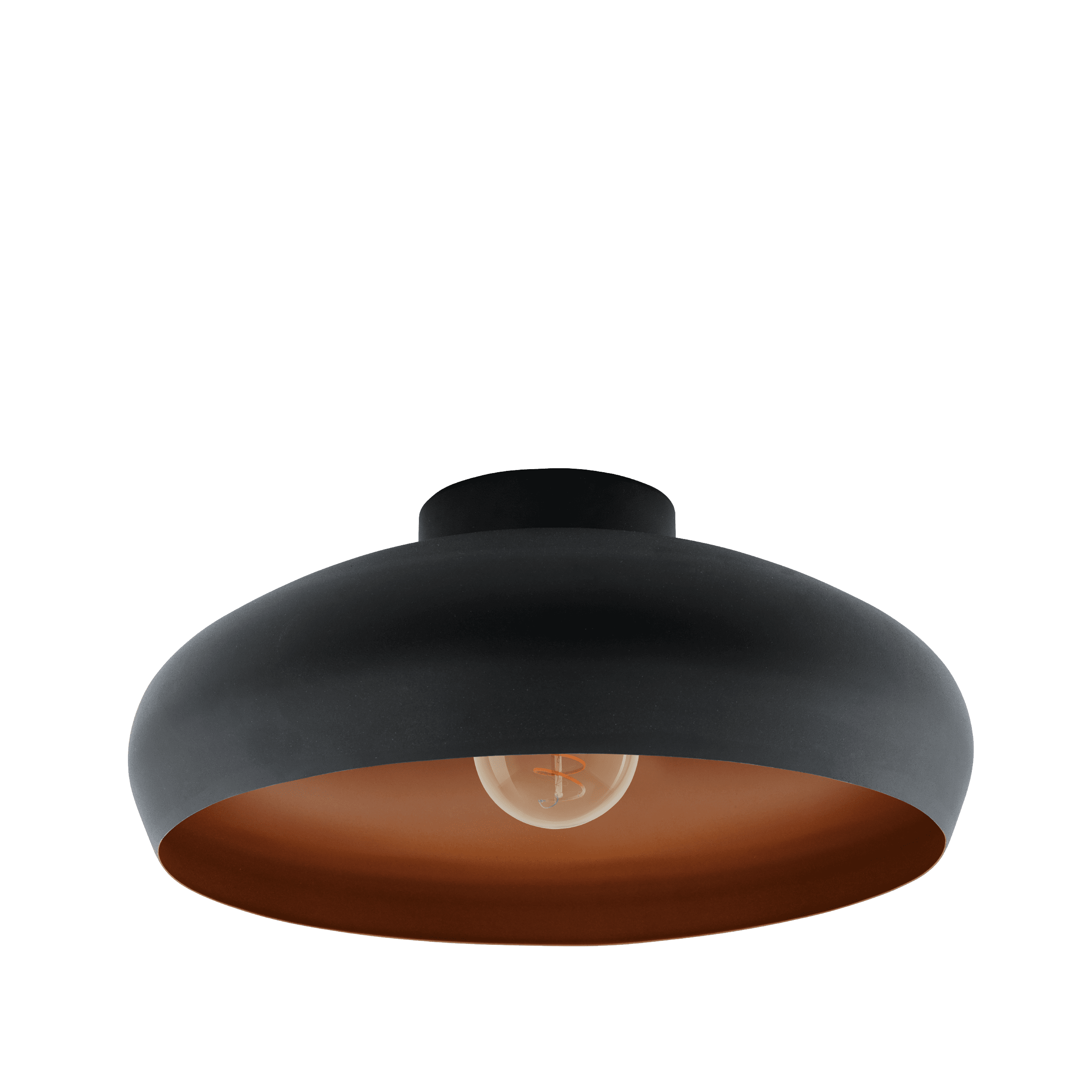 MOGANO TAKL SORT/KOBBER 1x60W E27 D40CM