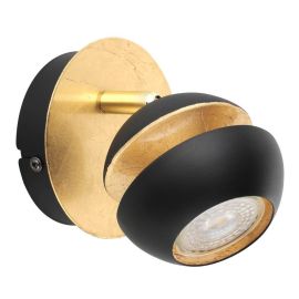 NOCITO VEGG SORT/GULL 3,3W GU10 LED m/LS_95482F