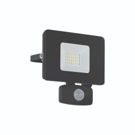 FAEDO 3 VEGG SORT 20W LED IP44 SENSOR
