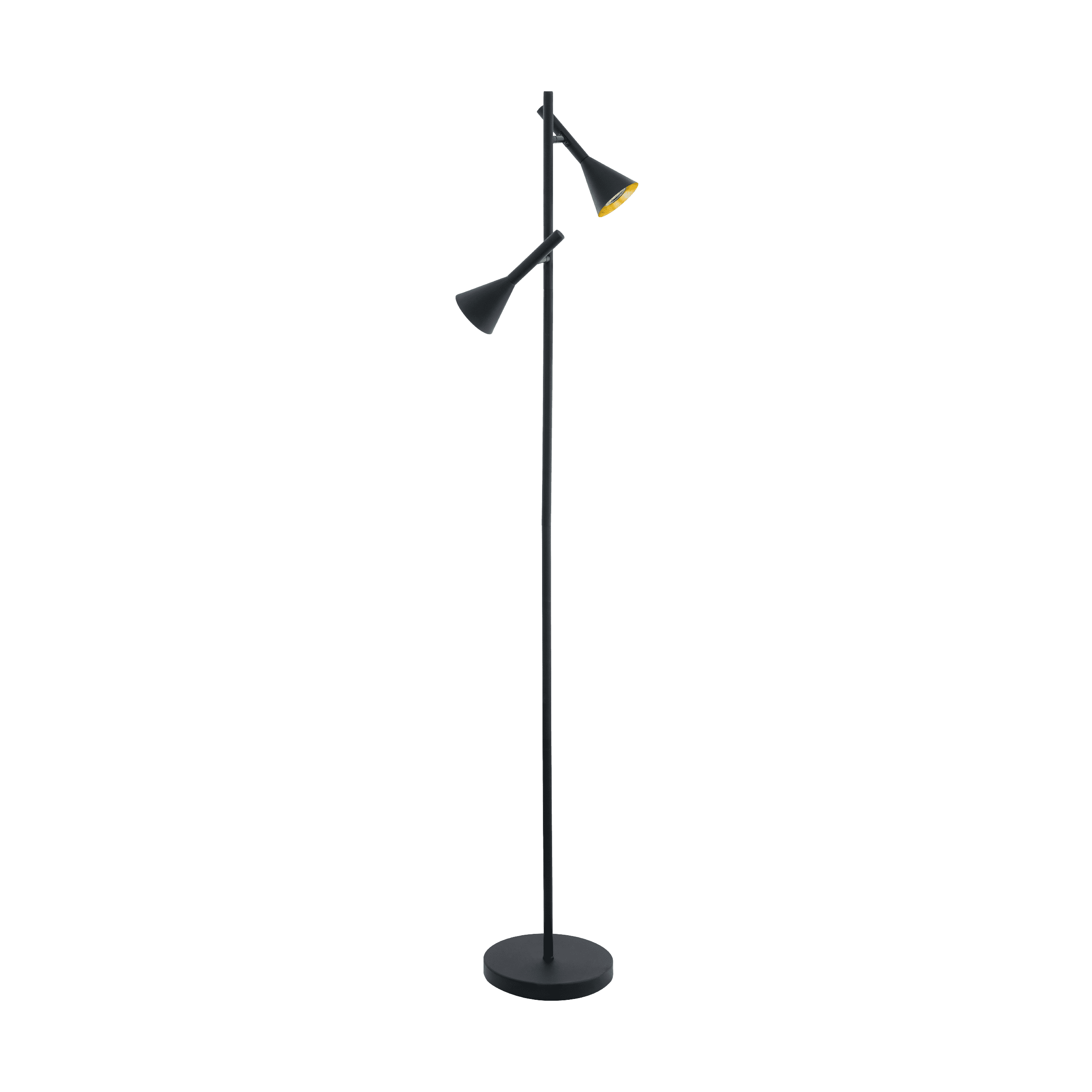 CORTADERAS GULV SORT/GULL 2x5W GU10 LED_97806