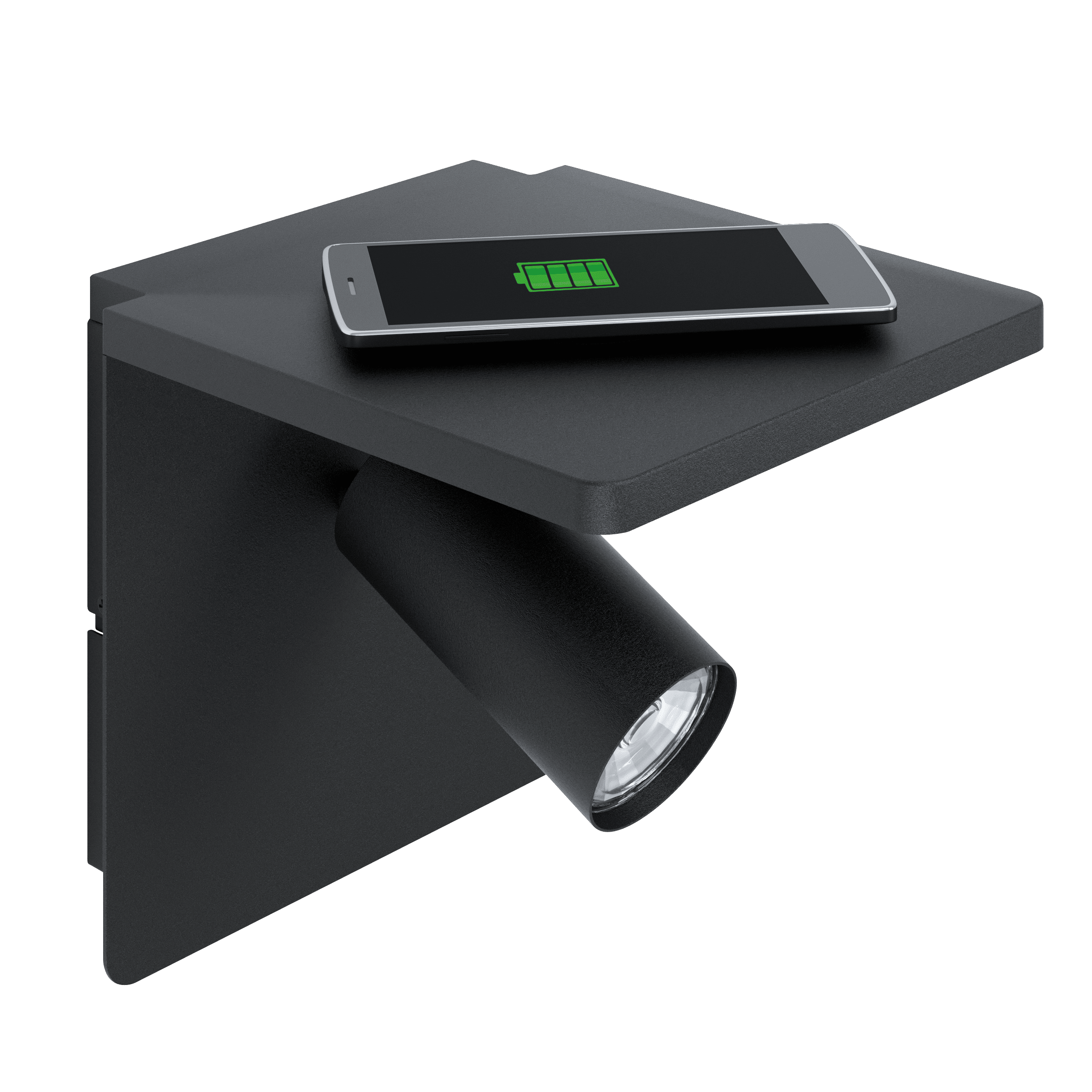 CIGLIE VEGG SORT 1x5W GU10 LED QI_98263