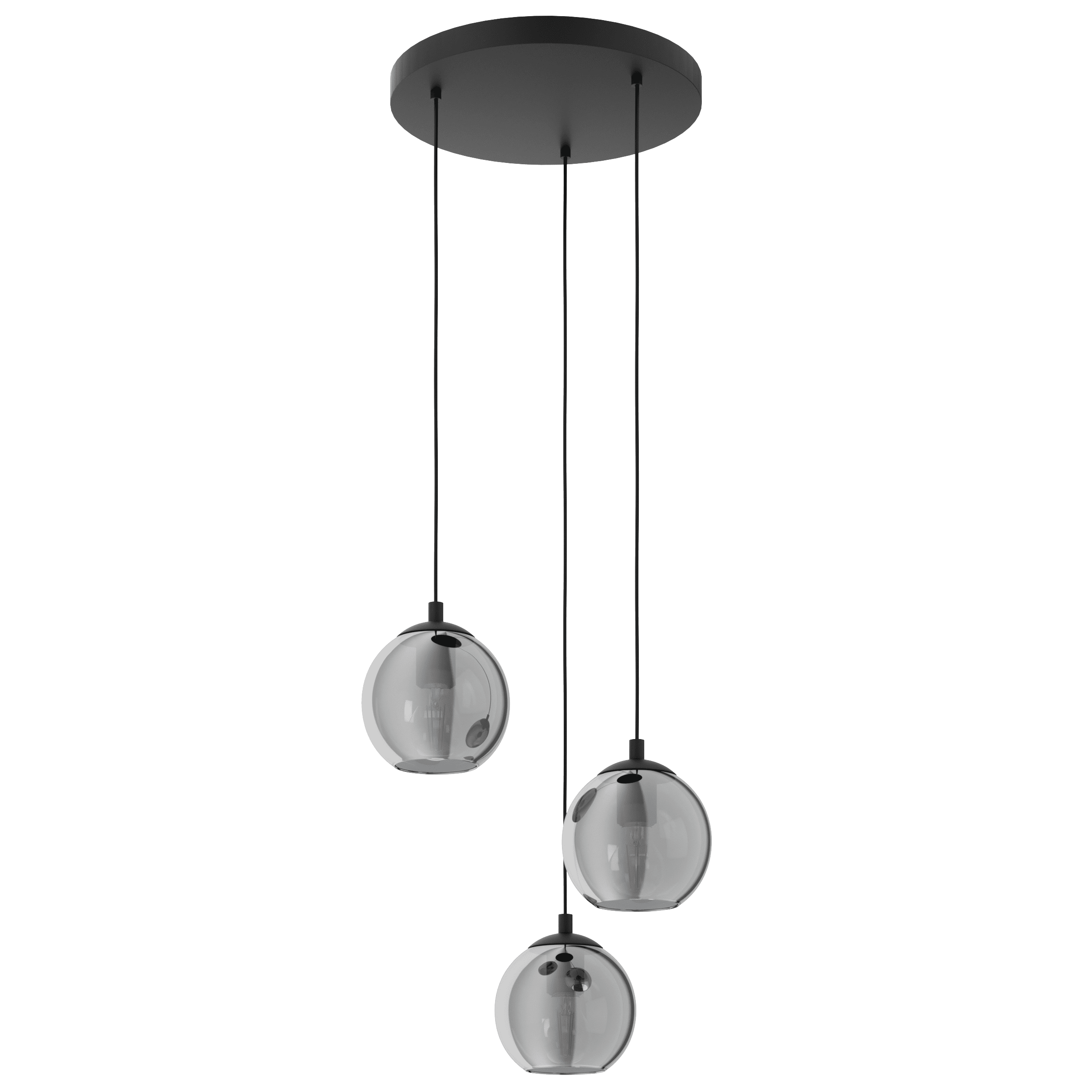 ARISCANI PENDEL SORT/SOTET  3x40W E27
