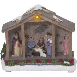 NATIVITY stall/krybbe batteri/timer_992-08
