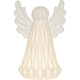 VINTER dekorasjon engel 19 cm batteri/timer_992-74
