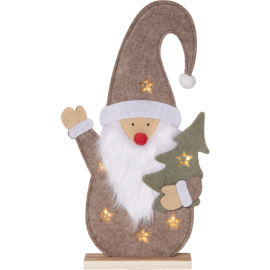 FABBE DEKORASJON NISSE BATTERI/TIMER